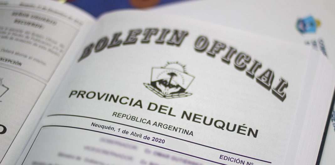 El Boletín Oficial de Neuquén cumple 100 años | Neuquén ...